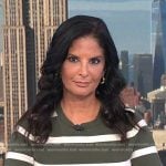 Darlene’s green striped dress on Today