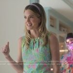 Devon’s green floral dress on Sirens