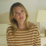 Devon’s beige striped sweatshirt on Sirens