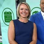 Dylan’s navy grommet dress on Today