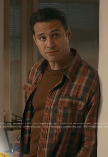 Eddie’s brown plaid shirt on 9-1-1