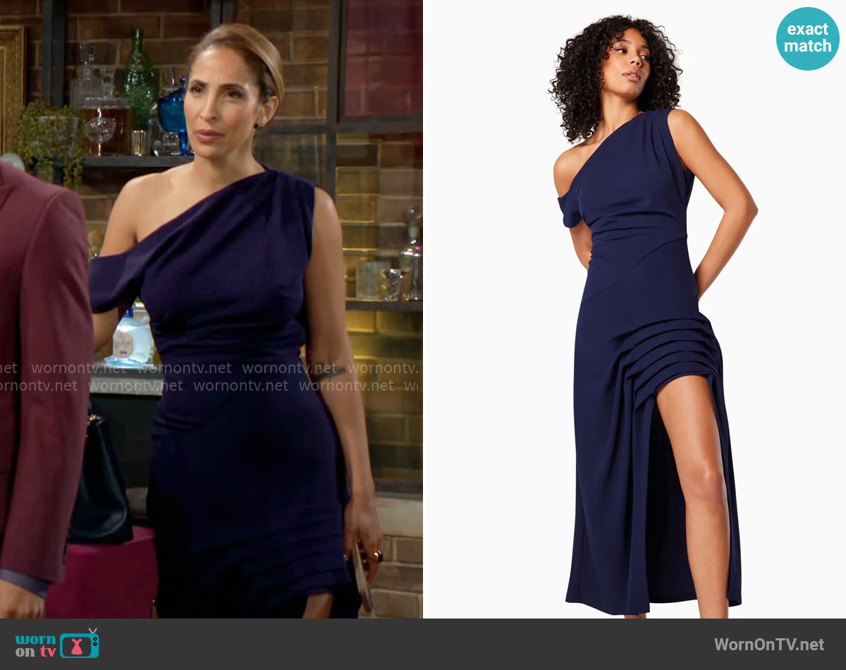 Elliatt Reims Dress worn by Lily Winters (Christel Khalil) on The Young and the Restless
