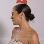 Emily’s strapless mini dress on E! News