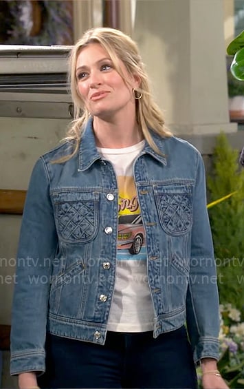 Gemma’s denim jacket on The Neighborhood