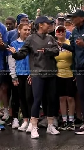 Ginger’s white sneakers on Good Morning America