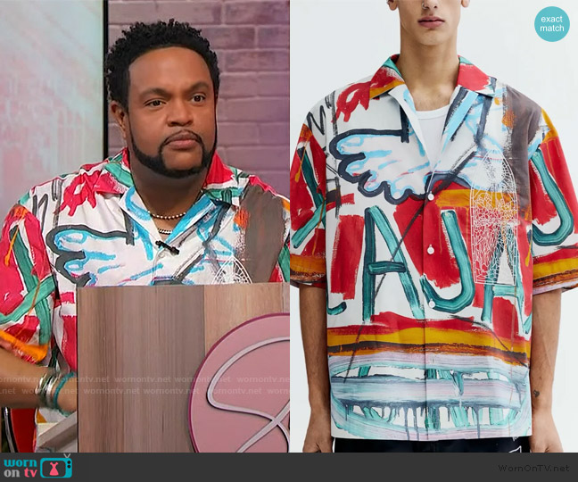 H&M x Jean-Michel Basquiat Resort Shirt worn by Jawn Murray on Sherri