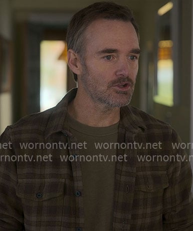 Jack’s brown plaid shirt on The Four Seasons