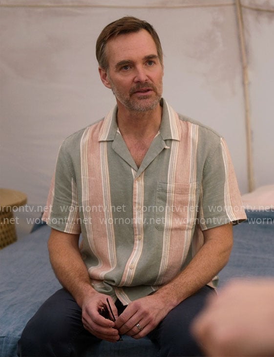 Jack’s green striped shirt on The Four Seasons