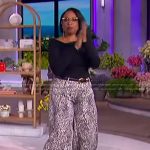 Jennifer’s leopard print jeans on The Jennifer Hudson Show