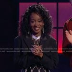 Kaiya Hamilton’s embellished chain dress on The Voice
