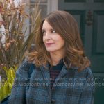 Kate’s blue checked coat on The Four Seasons