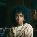 Keisha’s beige hoodie on Forever