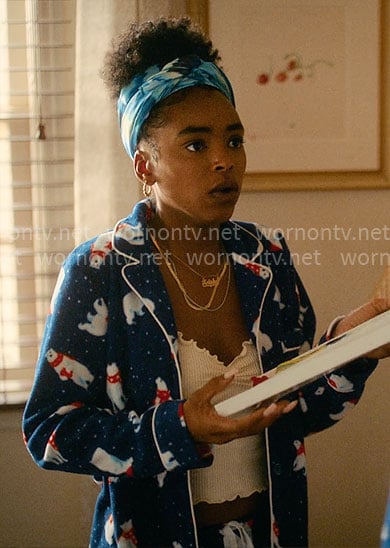 Keisha’s polar bear Christmas pajamas on Forever