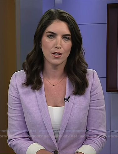 Liz’s lilac blazer on Today