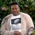 Marty’s paisley print cardigan on The Neighborhood