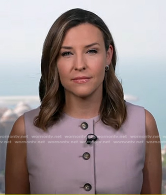Mary’s pink vest on Good Morning America