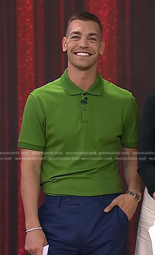 Matt Rogers’s green polo on Today