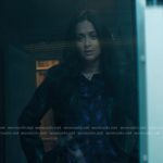Nadia’s black printed shirt on You