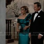 Olivia’s green ruffled Nurses Ball gown 2025 on General Hospital