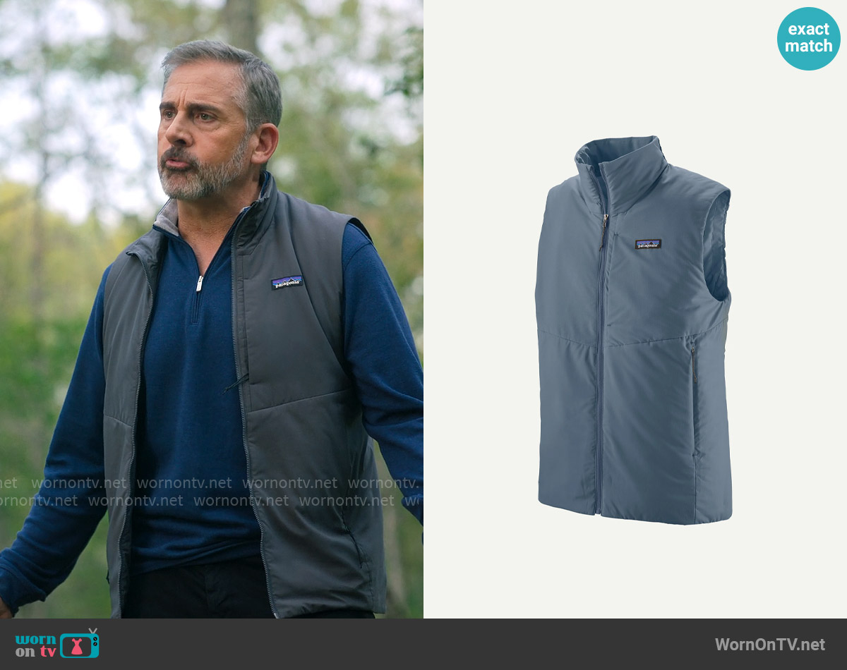 Patagonia Nano-Air® Light Vest in Utility Blue worn by Nick (Steve Carell) on The Four Seasons