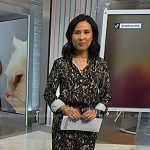 Vicky’s black print jumpsuit on NBC News Daily