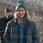 Quinn’s padded jacket on Elsbeth