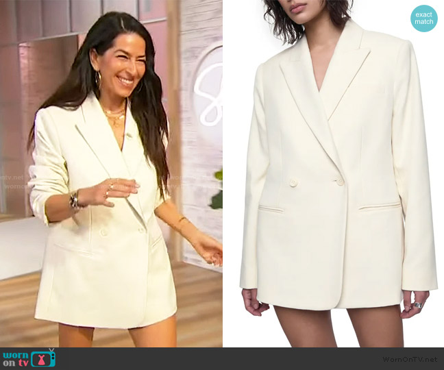 Rebecca Minkoff Nilli Oversize Blazer worn by Rebecca Minkoff on Sherri
