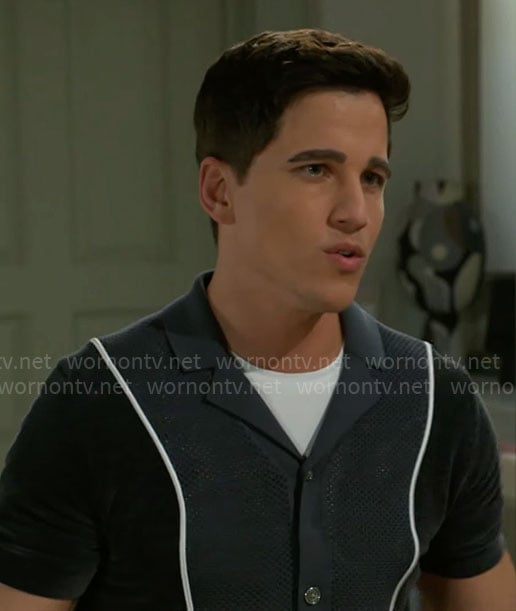 Smitty’s mesh panel shirt on Beyond the Gates