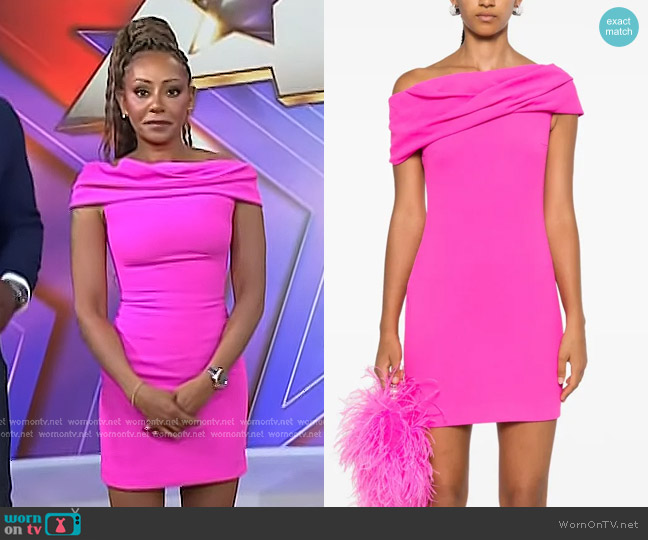 Solace London Neve Mini Dress worn by Mel B on Today
