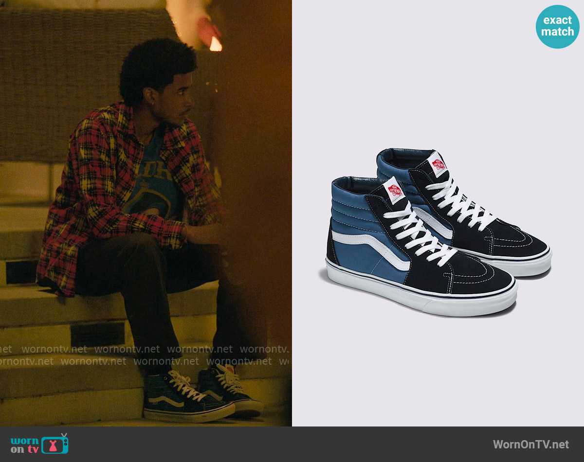 Vans Sk8-Hi Shoe worn by Justin Edwards (Michael Cooper Jr.) on Forever