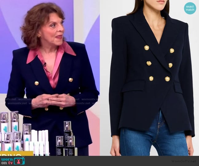 Veronica Beard Miller Dickey Jacket worn by Lyn Butler on The View