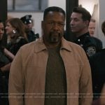 Captain Wagner’s suede jacket on Elsbeth