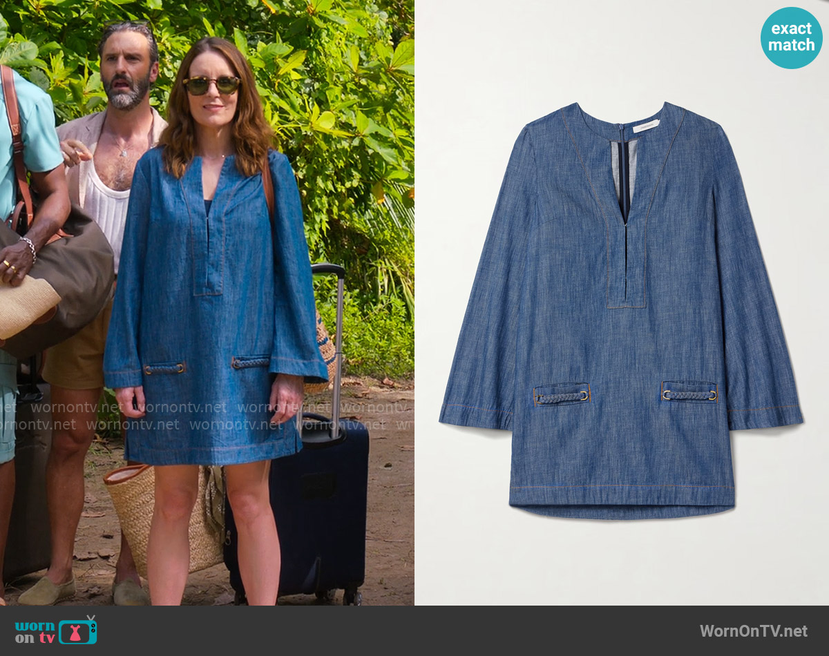 Zimmermann Wylie Tunic Dress worn by Kate (Tina Fey) on The Four Seasons