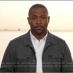 Aaron Gilchrist’s grey jacket on Today