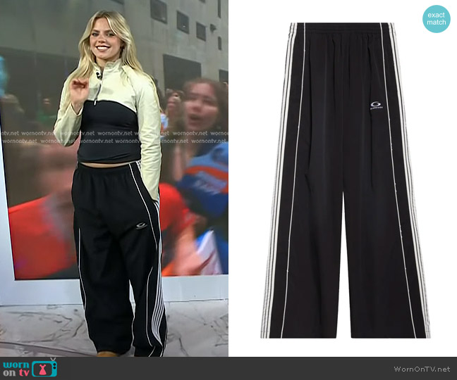WornOnTV: Reneé Rapp’s black side stripe pants on Today | Clothes and ...