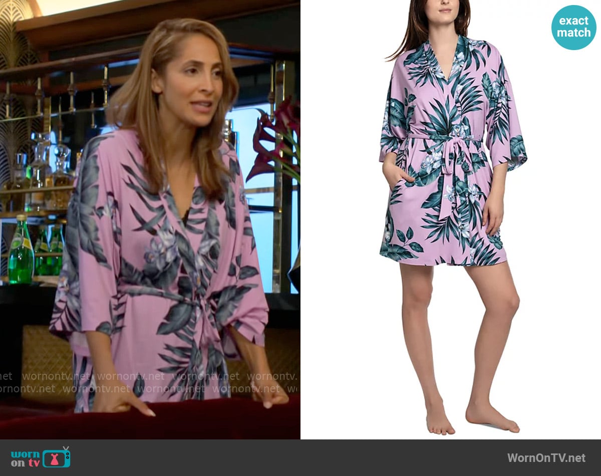 Linea Donatella Rhadna Wrapper Robe worn by Lily Winters (Christel Khalil) on The Young and the Restless