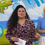 Michelle Buteau’s floral ruched front dress on Today