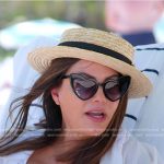 Adriana’s black heart sunglasses on The Real Housewives of Miami