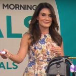 Adriane Kiss’s floral midi dress on CBS Mornings