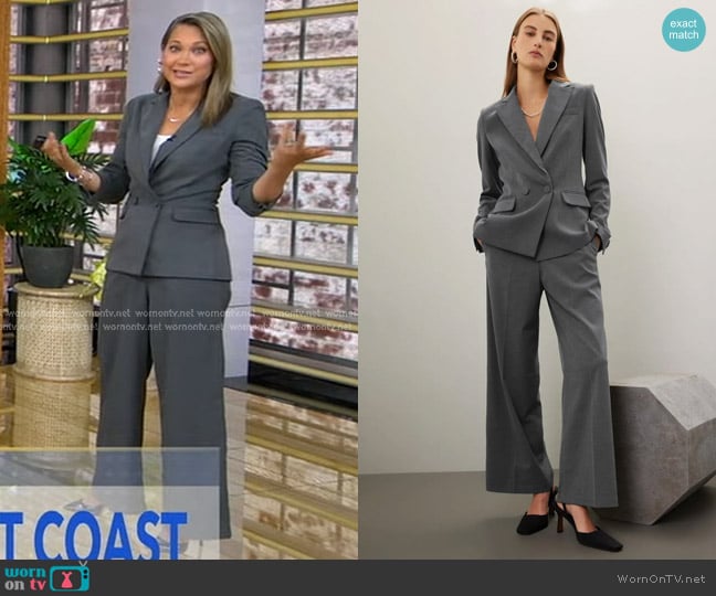 Aknvas Arken Blazer worn by Ginger Zee on Good Morning America