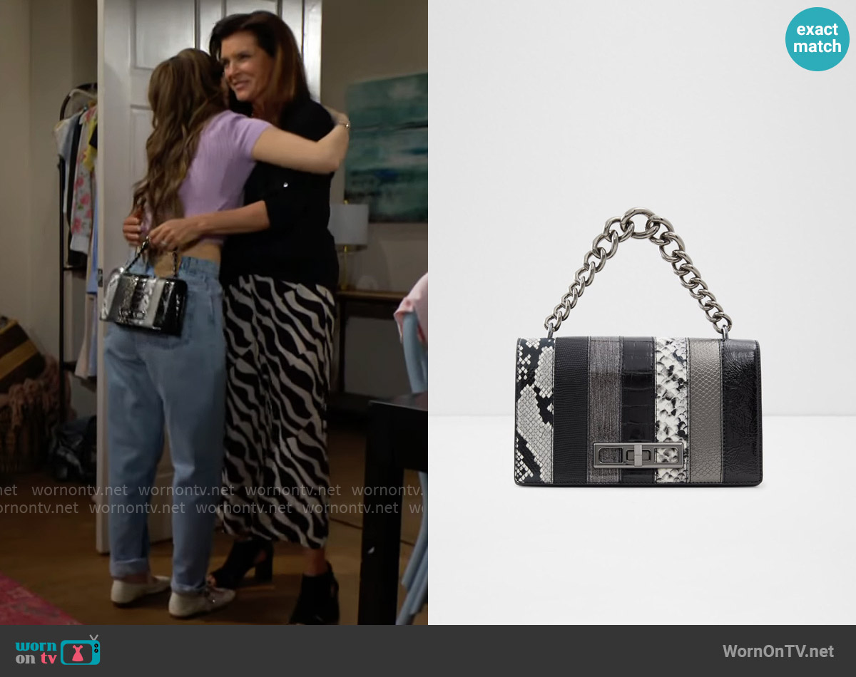 Aldo Qeela Bag worn by Sheila Carter (Kimberlin Brown) on The Bold and the Beautiful