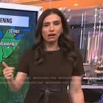 Angie Lassman’s leather belt dress on NBC News Daily