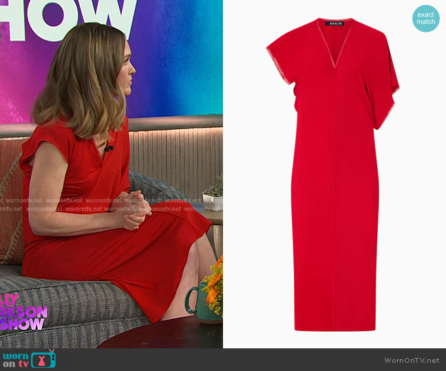 Ashlyn Yume Dress worn by Julia Stiles on The Kelly Clarkson Show