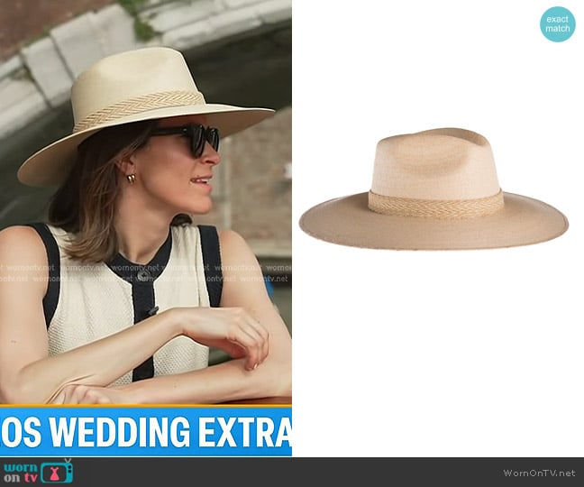ASN Serena Straw Hat worn by Molly Hunter on Today