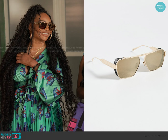 Balmain Premier Sunglasses worn by Cynthia Bailey on The Real Housewives of Atlanta