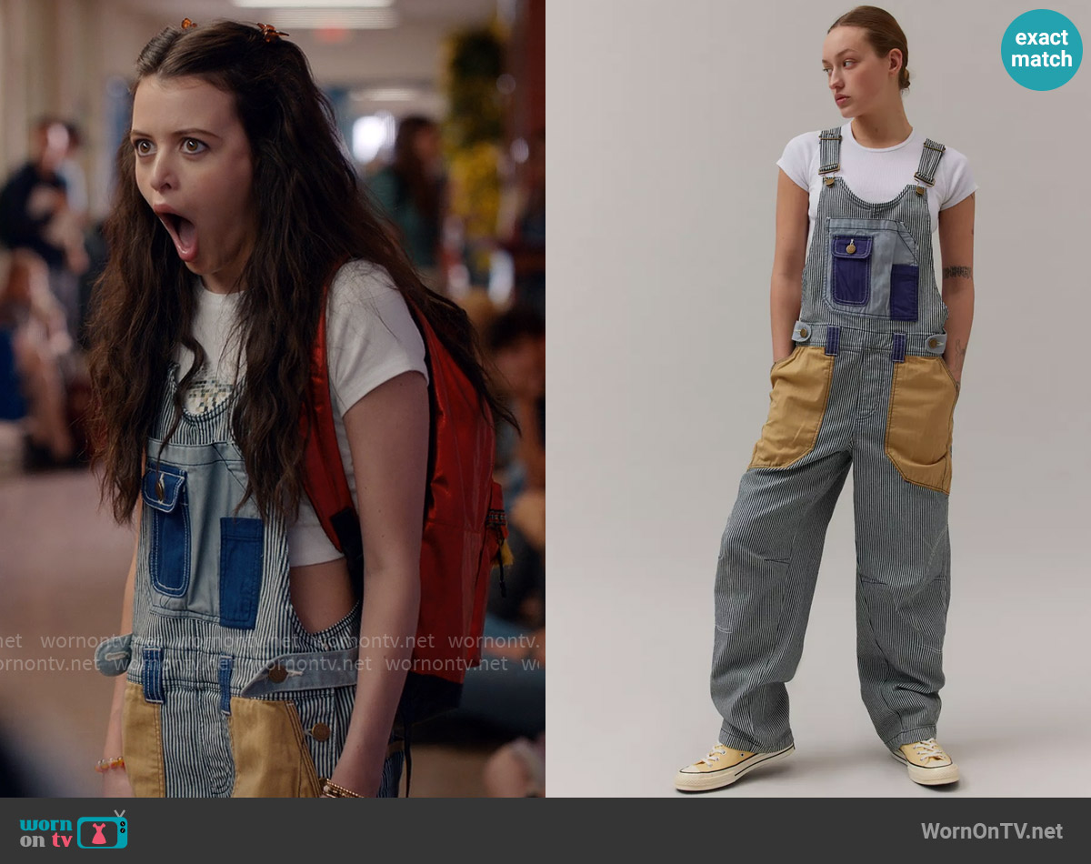 BDG Rih Denim Utility Overall worn by Maxine Baker (Sara Waisglass) on Ginny & Georgia