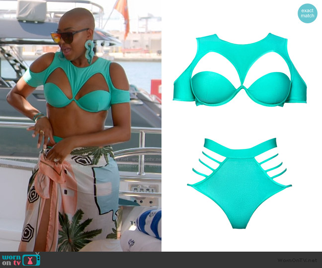 B Fyne Britt Swimsuit worn by Guerdy Abraira (Guerdy Abraira) on The Real Housewives of Miami