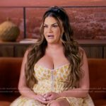 Brittany’s floral confessional top on The Valley