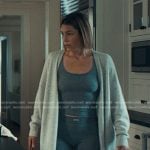 Chloe’s grey tank and boxer shorts on The Better Sister