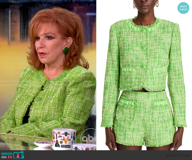 Cinq a Sept Lucie Boucle Audette Jacket worn by Joy Behar on The View
